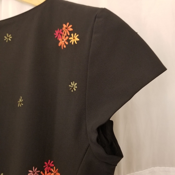 Chetta B by Sherrie Bloom and David Noviello Black Dress, Size 8, NWT, Vintage - Picture 3 of 11